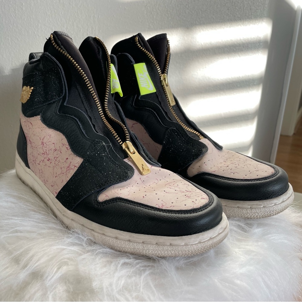 AJ1 zip up sneakers
